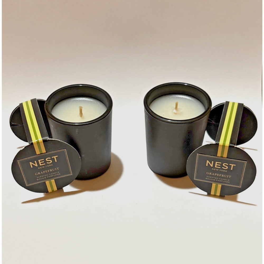NEST New York Grapefruit Mini Scented Candle, 95g 3.3oz, Set of 2